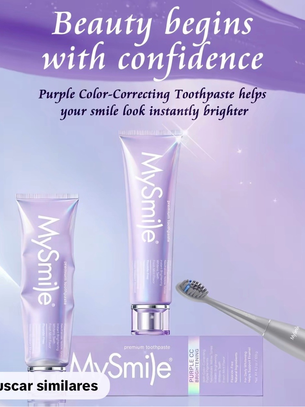 Purple Color-Correcting Toothpaste - Picture 4 of 10